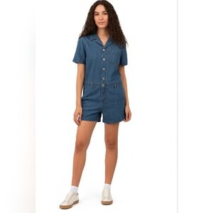 NWT Levi's Heritage Romper Jumpsuit Denim Size XS Extra Small